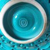 Verceram fruit bowl emerald green slip 37cm