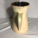 Old Accolay ceramic beige ceramic jug intage