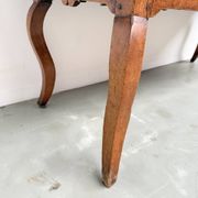 Table, drapière en noyer, XIXème s.