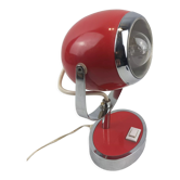 Lampe eye ball orange ovale vintage 70's