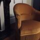 Velvet toad armchair