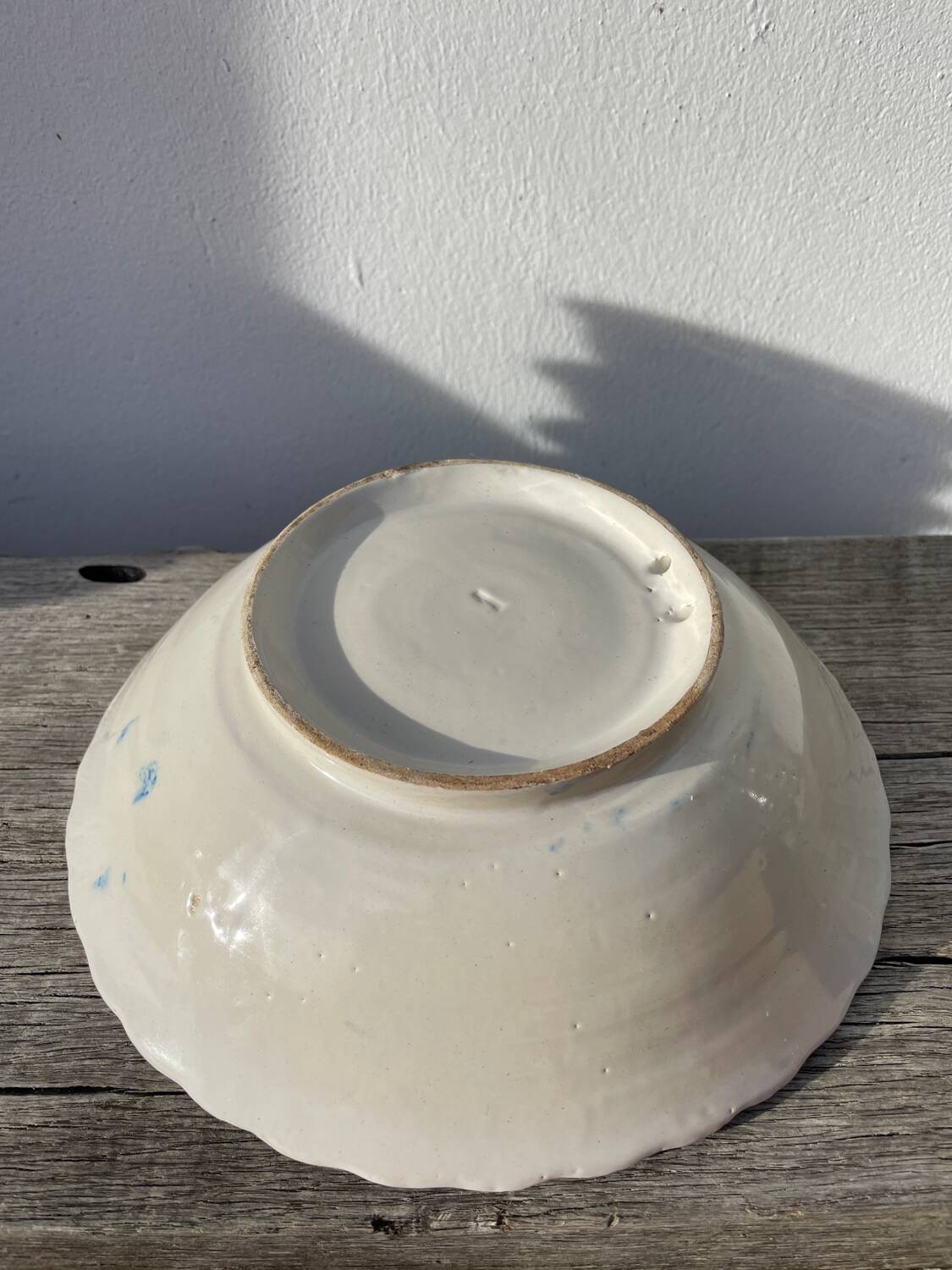 Quimper ceramic hanging collector's salad bowl