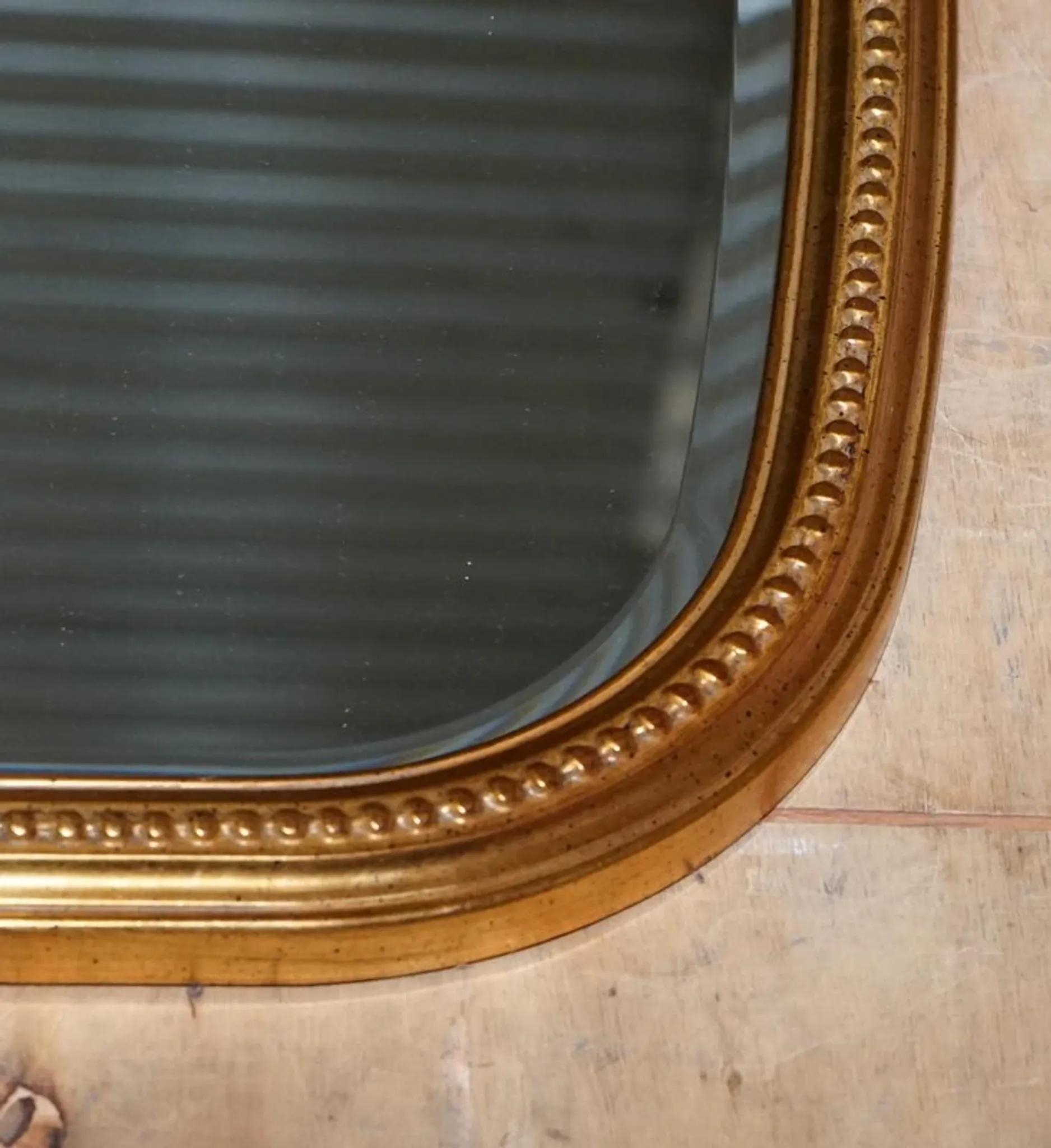 Vintage Victorian Gold Wall Mirror