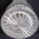 Art Deco vase in cut crystal, h - 32 cm.