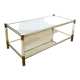 Glass and plexi coffee table