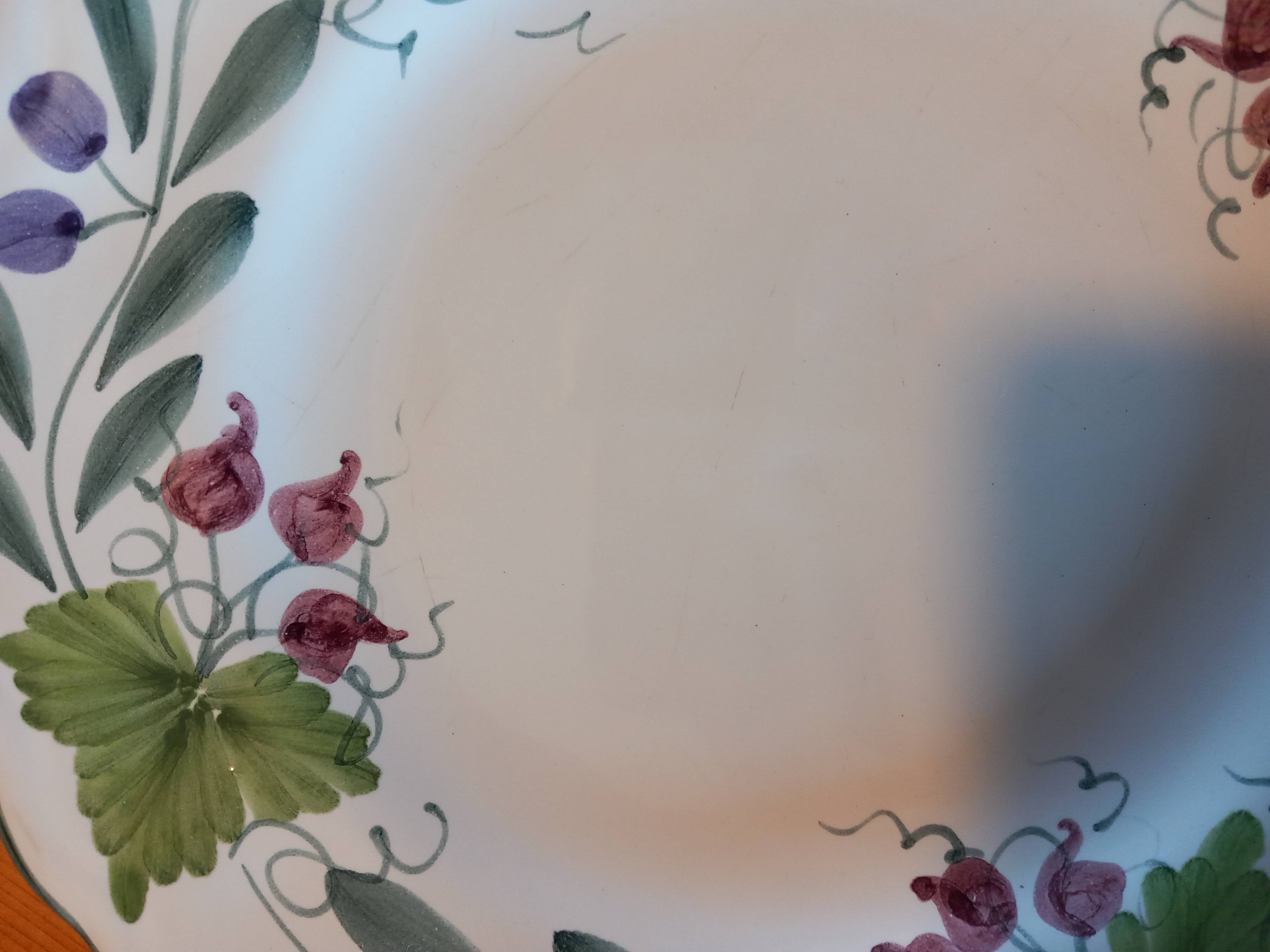 4 salad plates, dessert Fortebraccio Italy