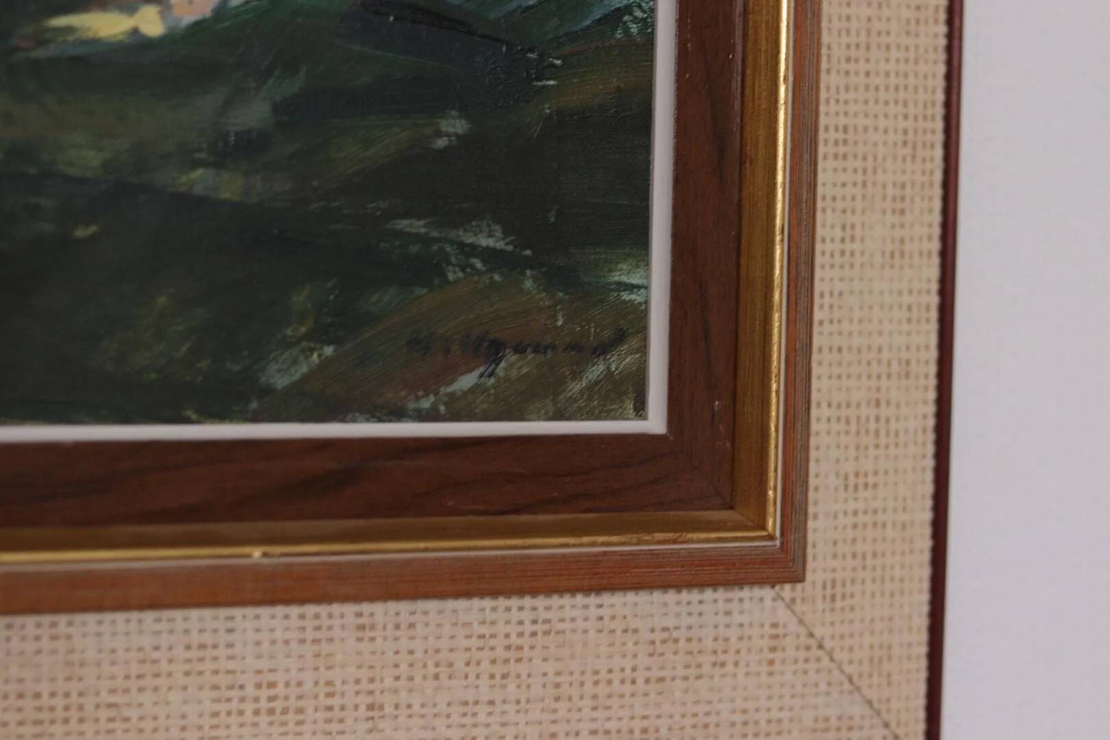 House on landscape by Bengt Hillgrund