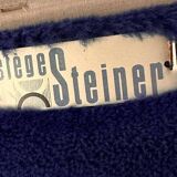 Paire de fauteuils Galion bleu royal de Steiner (années 1950)