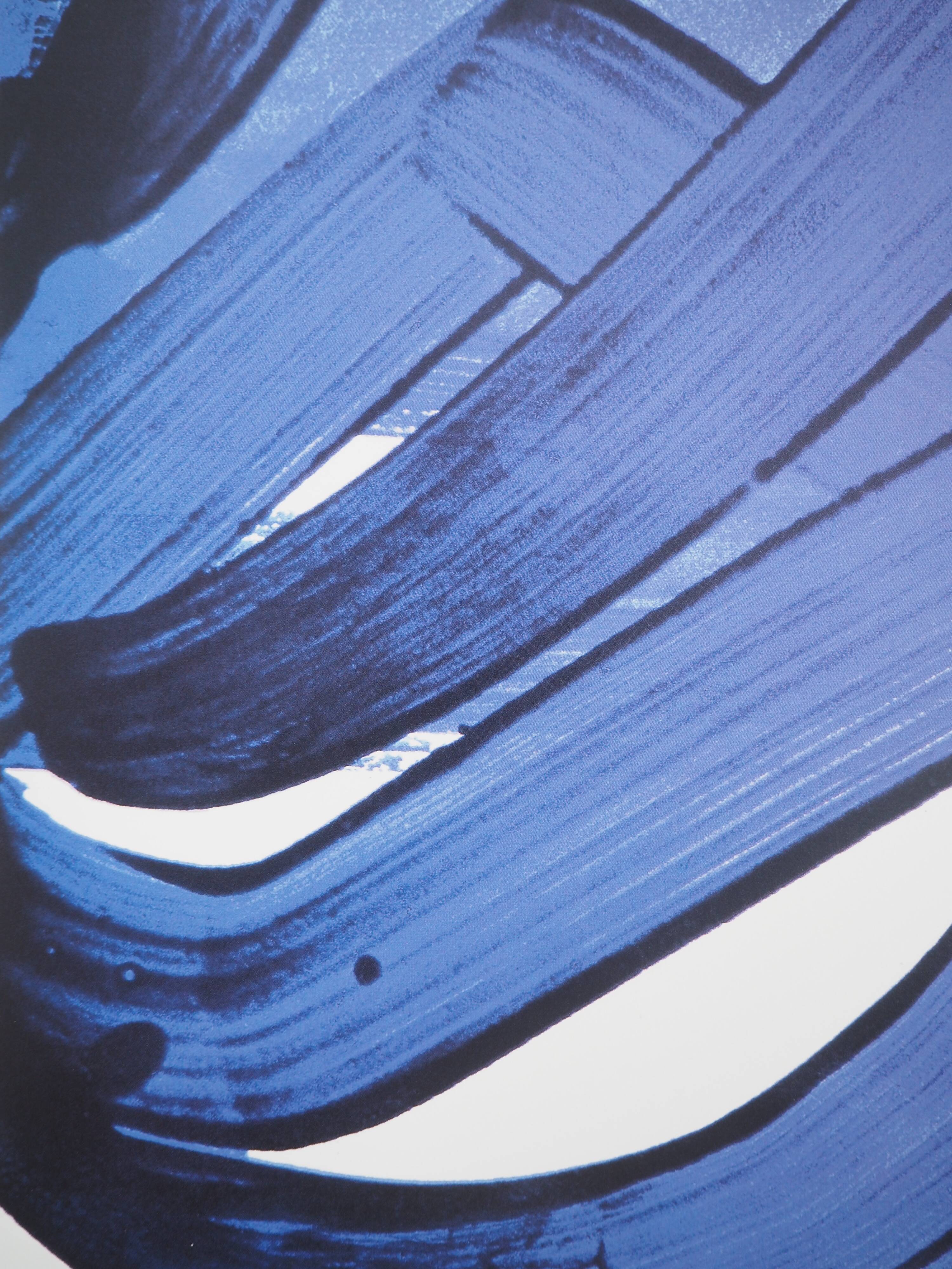 Pierre SOULAGES : Sérigraphie n 18, 1988 - Affiche originale signée