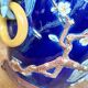 Large antique majolica cache pot, planter by Joseph Holdcroft.
