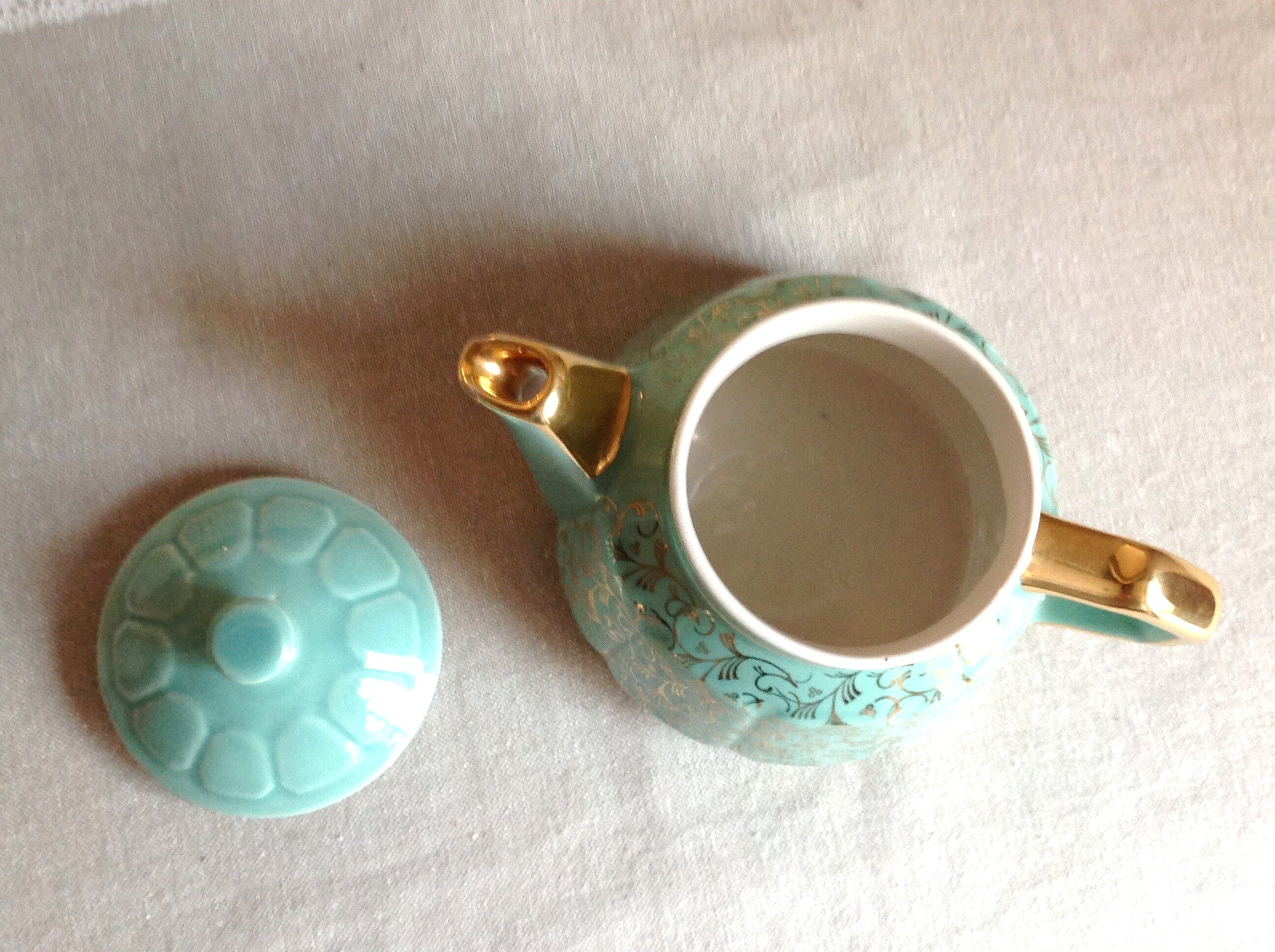 Theiere peppermint two cups / vintage