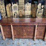 Empire style row in mahogany and oak veneer