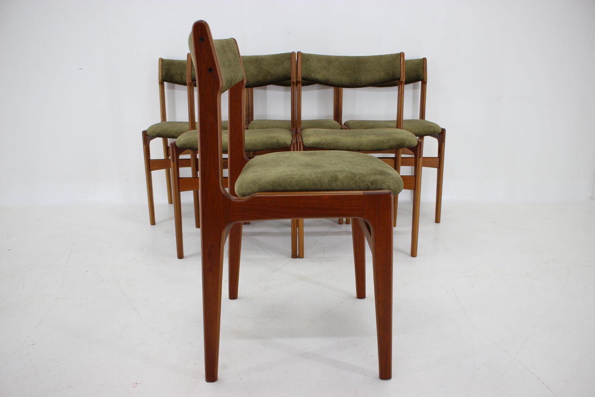 1960s Danish Teak Dining Chairs, Set of 6