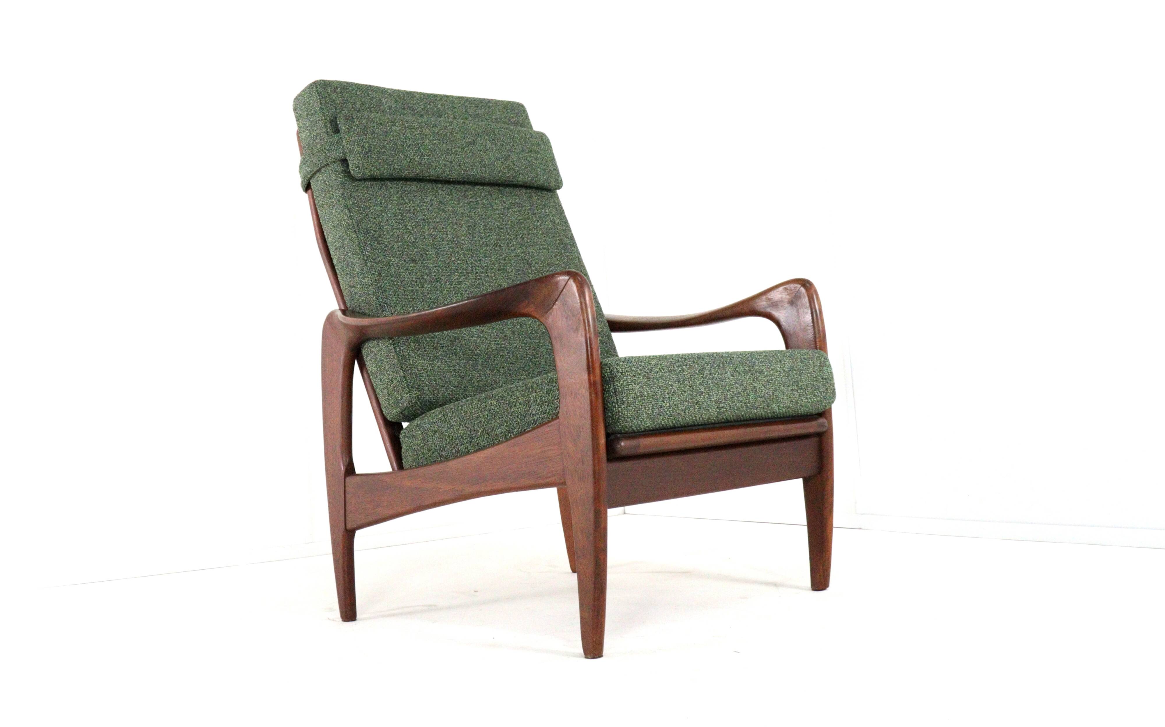 De Ster armchair men's model - dutch mid century modern design in teak