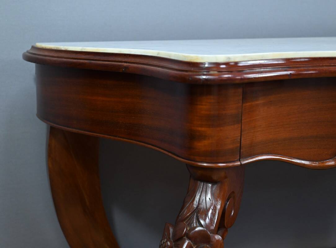 Mahogany Console, Napoleon III Period – Part 2 of the 19th Century