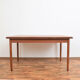 Mid-century danish teak extendable dining table, 1960