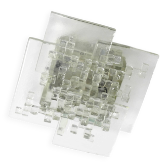 Wall lamp made of Murano glass by Albano Poli for Poliarte, Italy  1970s