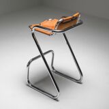 Suite de 5 tabourets de bar Dal Vera 'Les Arcs'  1960