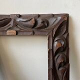 Antique handcarved frame   solid wood 30 cm x 22.5 cm