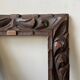 Antique handcarved frame   solid wood 30 cm x 22.5 cm