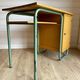 Vintage Stella 1950 school desk and swivel chair set