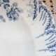 Set of 2 blue flower soup plates "Régence" st Amand and Hamage
