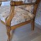 Voltaire 2-seater bench – beautiful wooden structure – to be repersonalised.