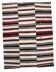 8x10 White & Black Modern Striped Kilim Rug, 243x318Cm