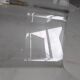 Plexiglass magazine rack by David Lange