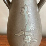 Large stoneware amphora vase