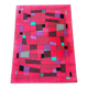 1980s small design geometric Abstract Rug/carpet, Czechoslovakia