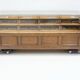Shop counter made of birch and oak with twenty drawers, 1940s.