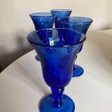 Set of 4 glasses with foot Biot 1960