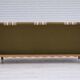 1970s, Danish vintage 3 seater, green fabric, oak wood, original condition.