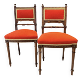 Pair of ceremonial chairs