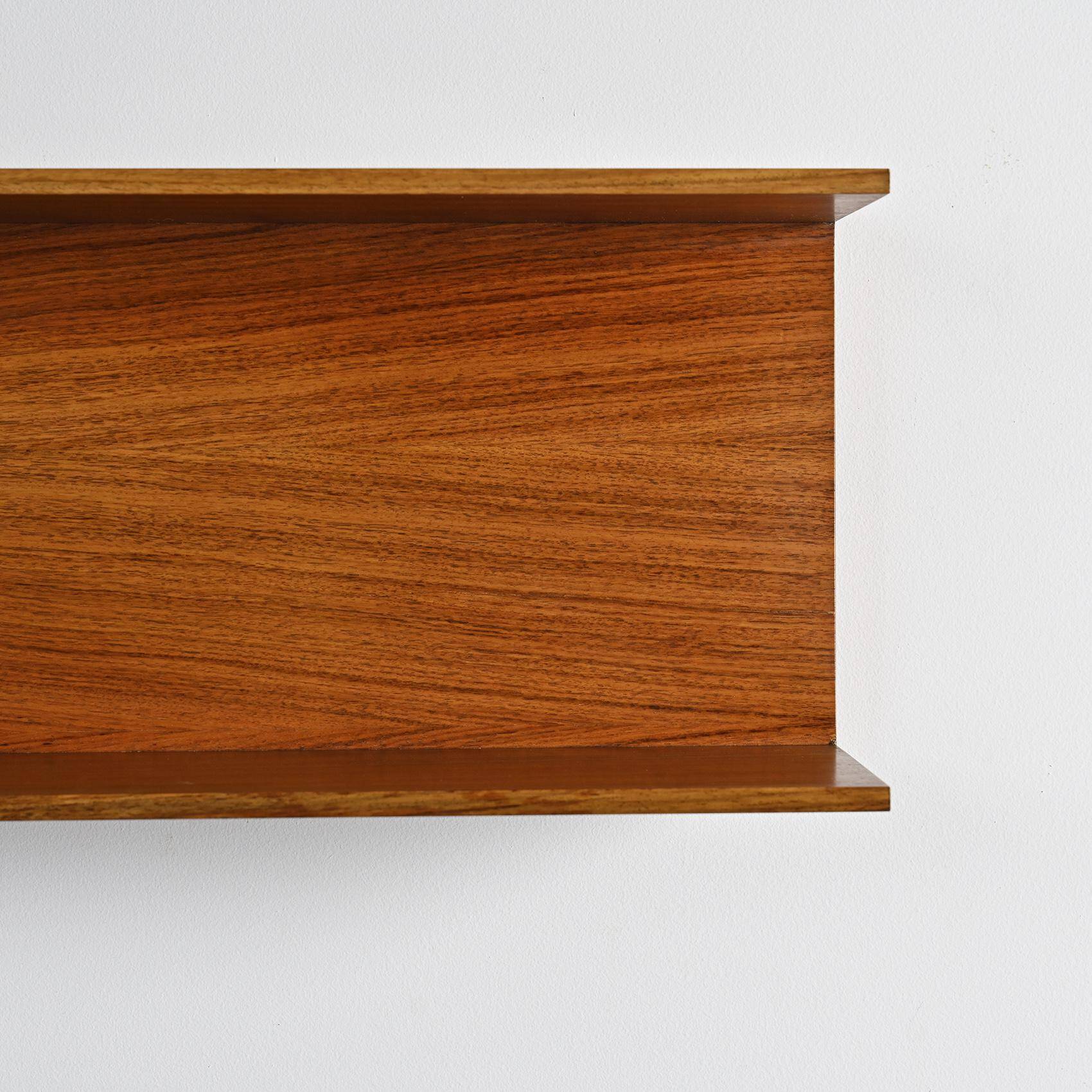 Rosewood wall bookcases by Walter Wirtz, 1960s