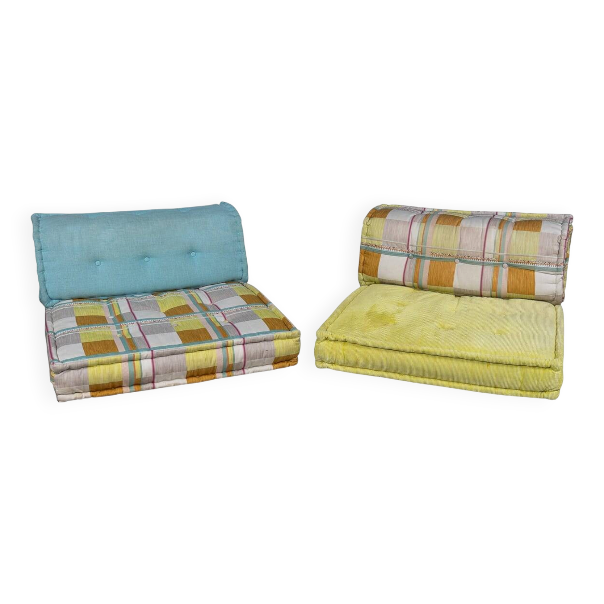 21stc "mah jong" sofa by hans hopfer for roche bobois, france c.2000