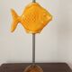 Vintage ceramic fish lamp base