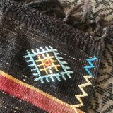 Vintage colorful rug, traditional handmade kilim 290 x 206 cm
