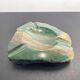 Ashtray / Pocket tray in malachite. Vintage 70s