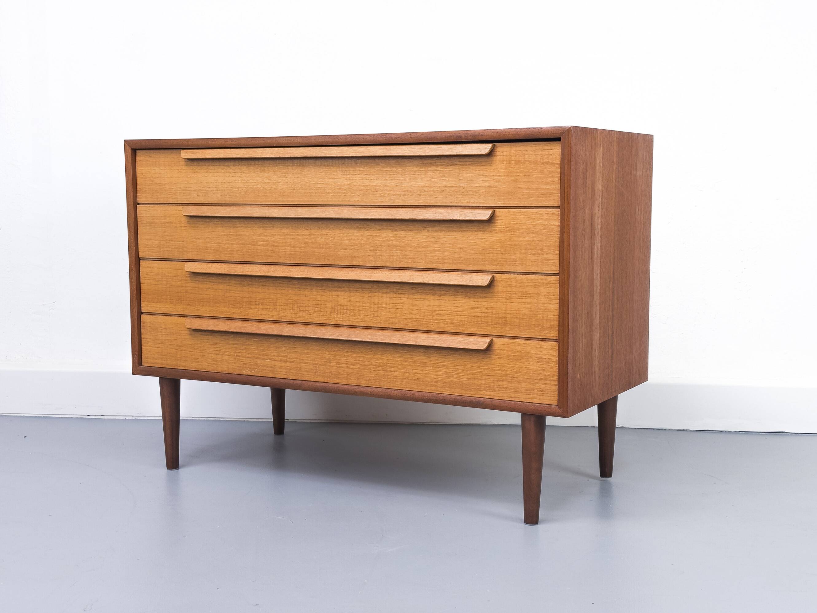 Mid-Century Teak Chest of Drawers from WK Möbel, 1960s