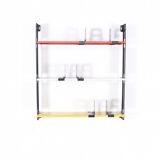 Tomado pocket shelf with bookends