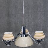 1930s Art Deco Chandelier, Czechoslovakia