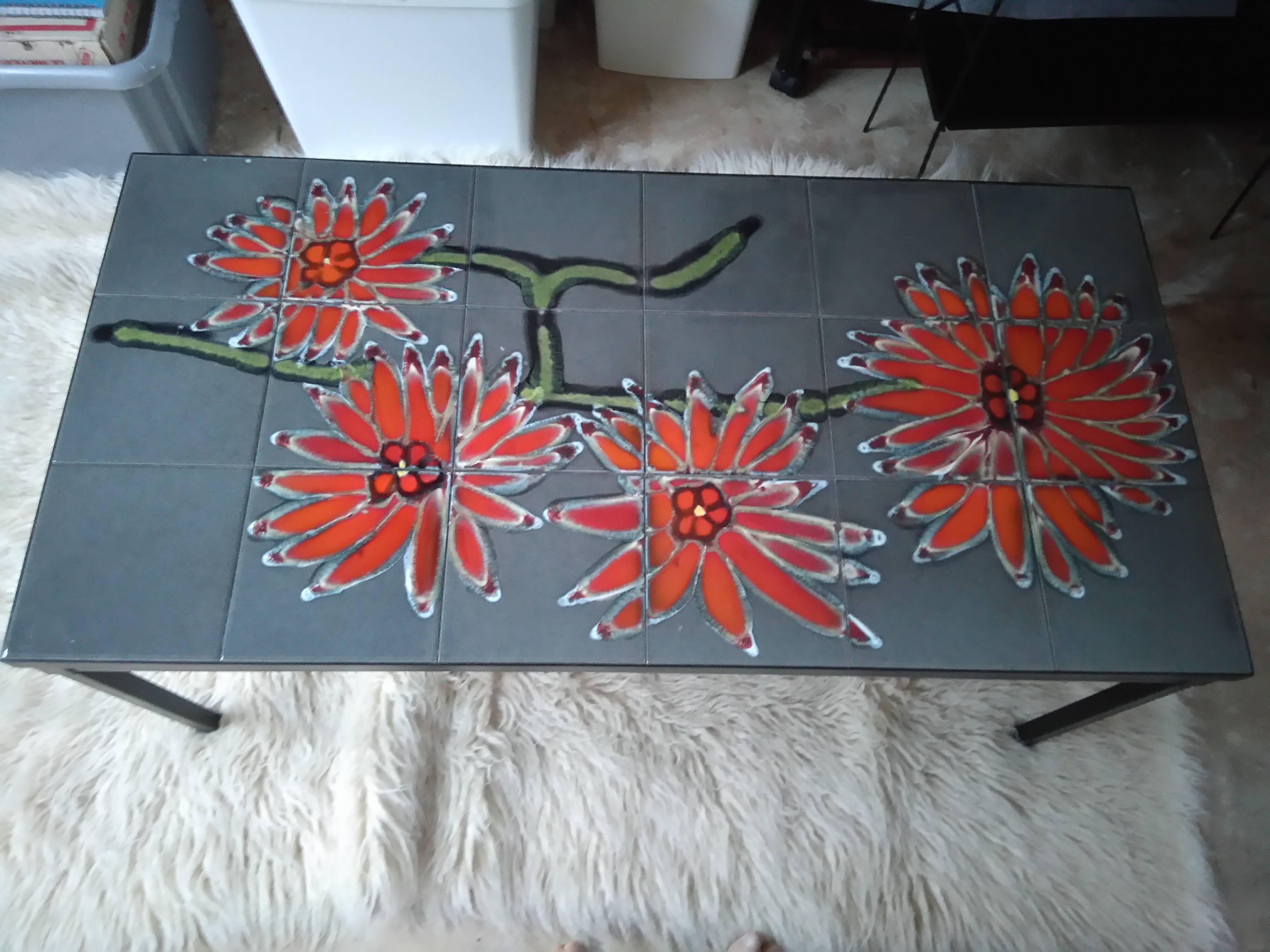 Ceramic coffee table