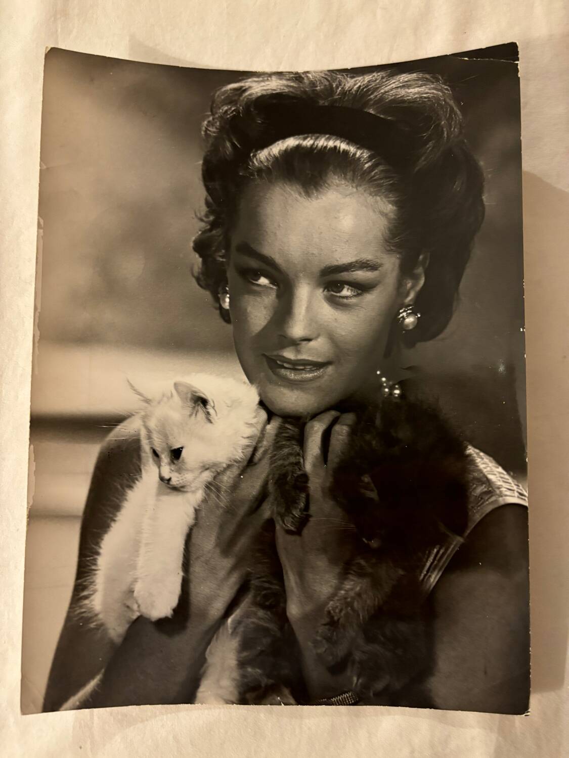 Original film photo Romy Schneider in Chanel outfit 1960