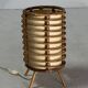 Bamboo cylindrical table lamp by Louis Sognot, France 1950s