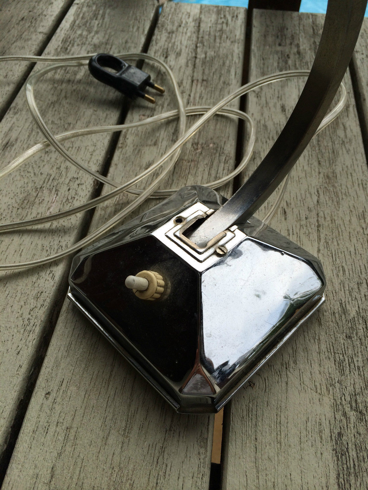 Old lamp chrome