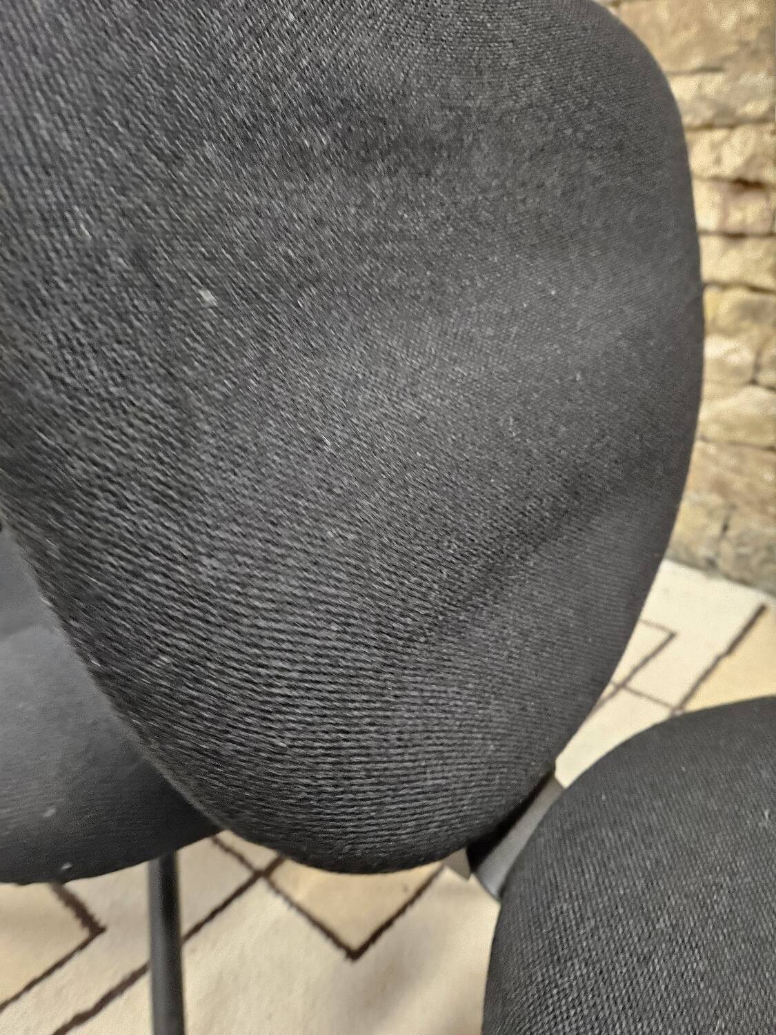 Set of 4 vintage design ergonomic chairs