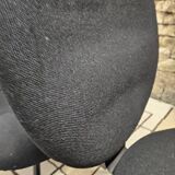 Set of 4 vintage design ergonomic chairs