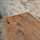 Antique work table / primitive dining table in oak, Hungary, circa 1900–1930.